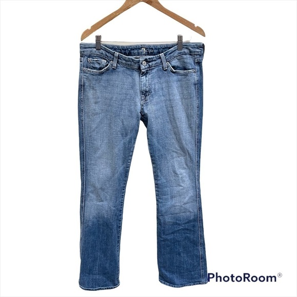 Vintage 7 For All Mankind A Pocket Embellished Jeans - Picture 5 of 10